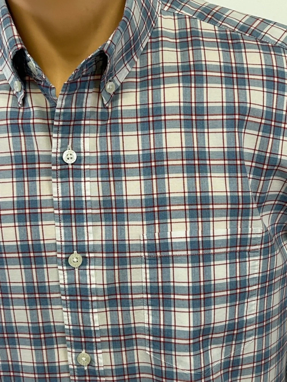 J. Crew long Sleeve Button Down Collar Shirt.  L - Picture 4 of 7